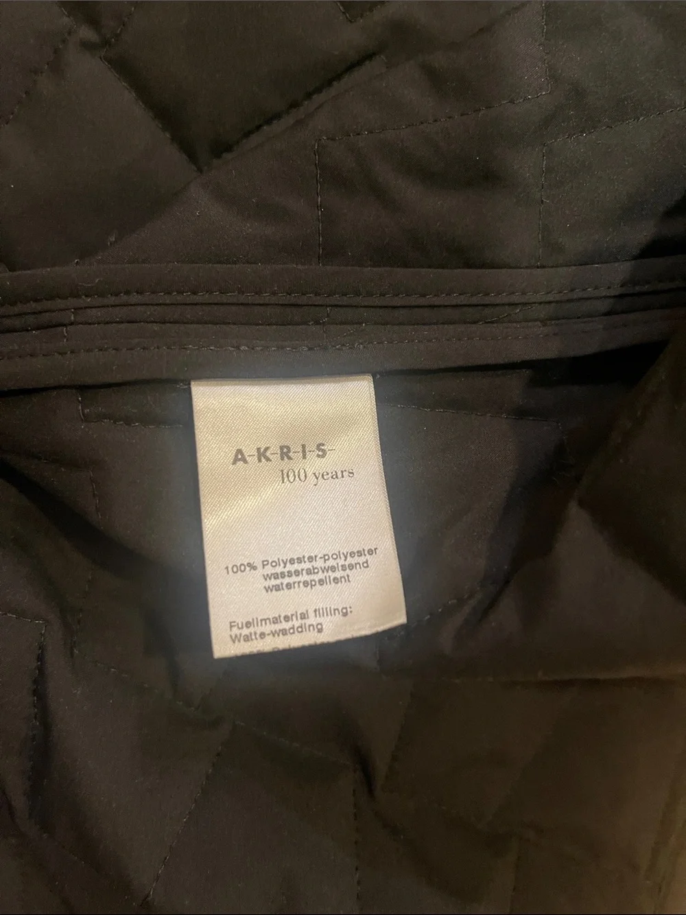 Akris Punto Black Quilted Long Puffer Under Coat - Picture 5 of 8
